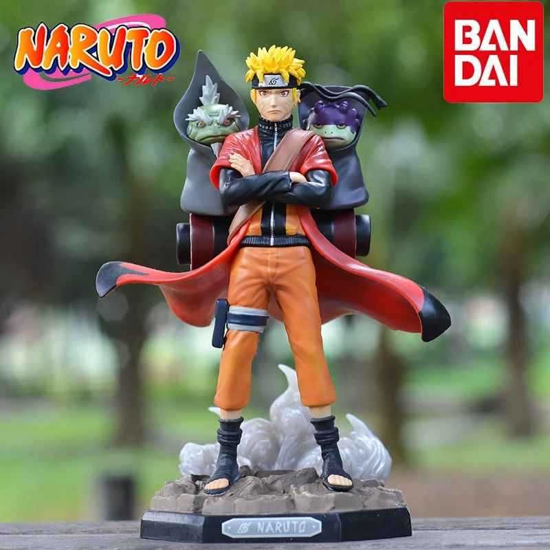 naturo Uzumaqui modo sábio 23cm com os sapos sabios