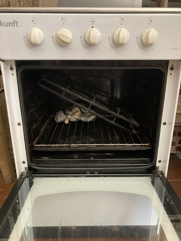 Forno e fogao a gas de botija