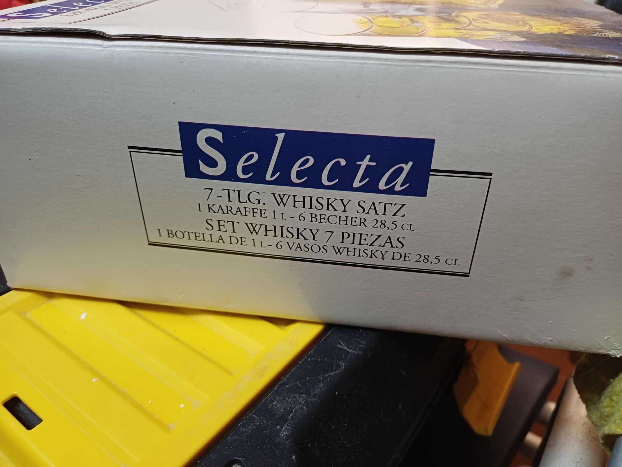 Serviço de Whisky, 7 peças Selecta em Cristal novo