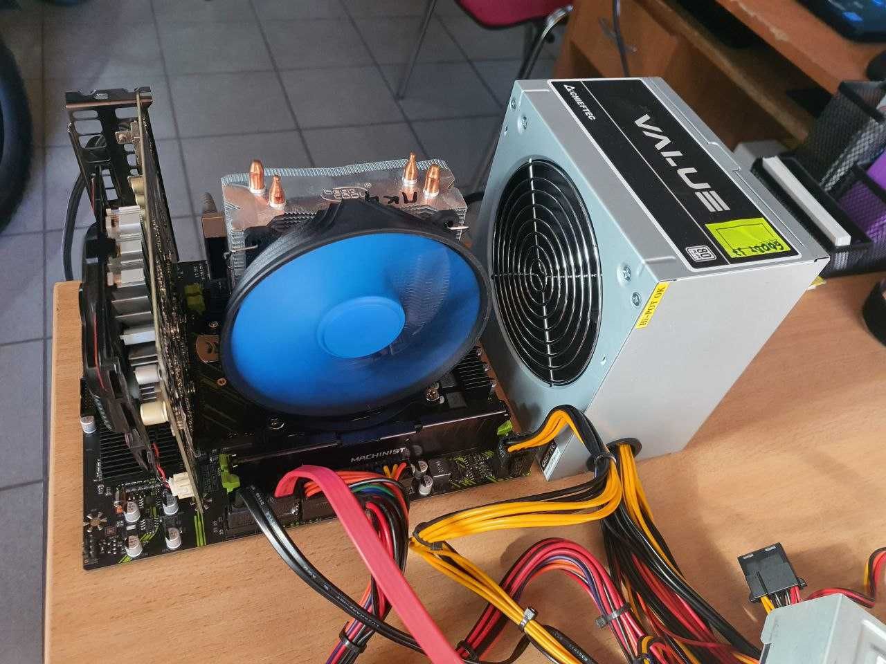 Матер плата s2011v3 X99 PR9 с Xeon 2650v4 24 потока 16 Гб DDR4.