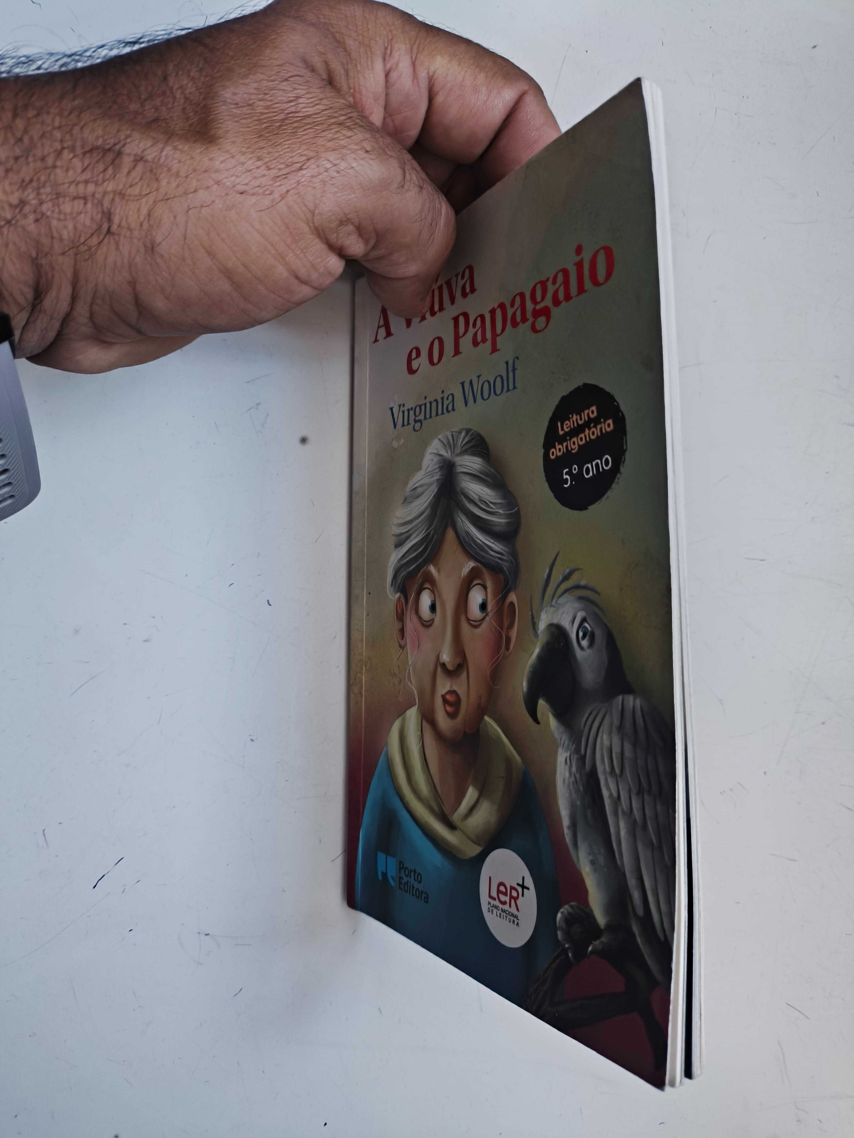 Livro A Viúva e o Papagaio