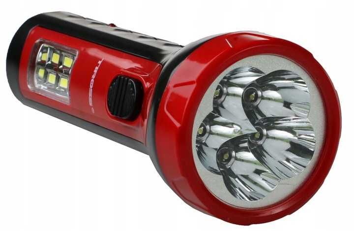 TIROSS Latarka akumulatorowa LED ładowana z gniazdka, szperacz i inne