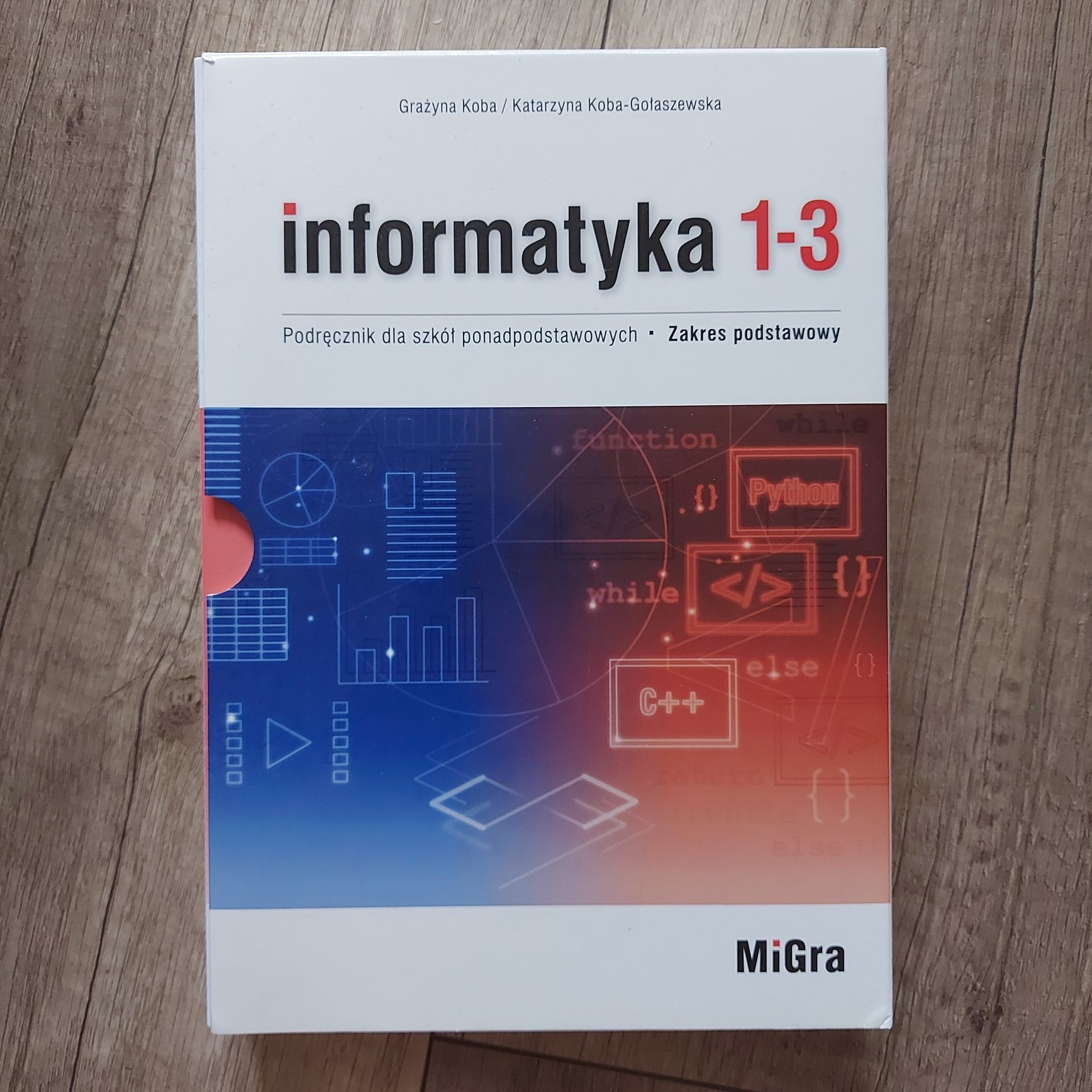 Podręczniki do informatyki dla szkół ponadpodstawowych Informatyka 1-3