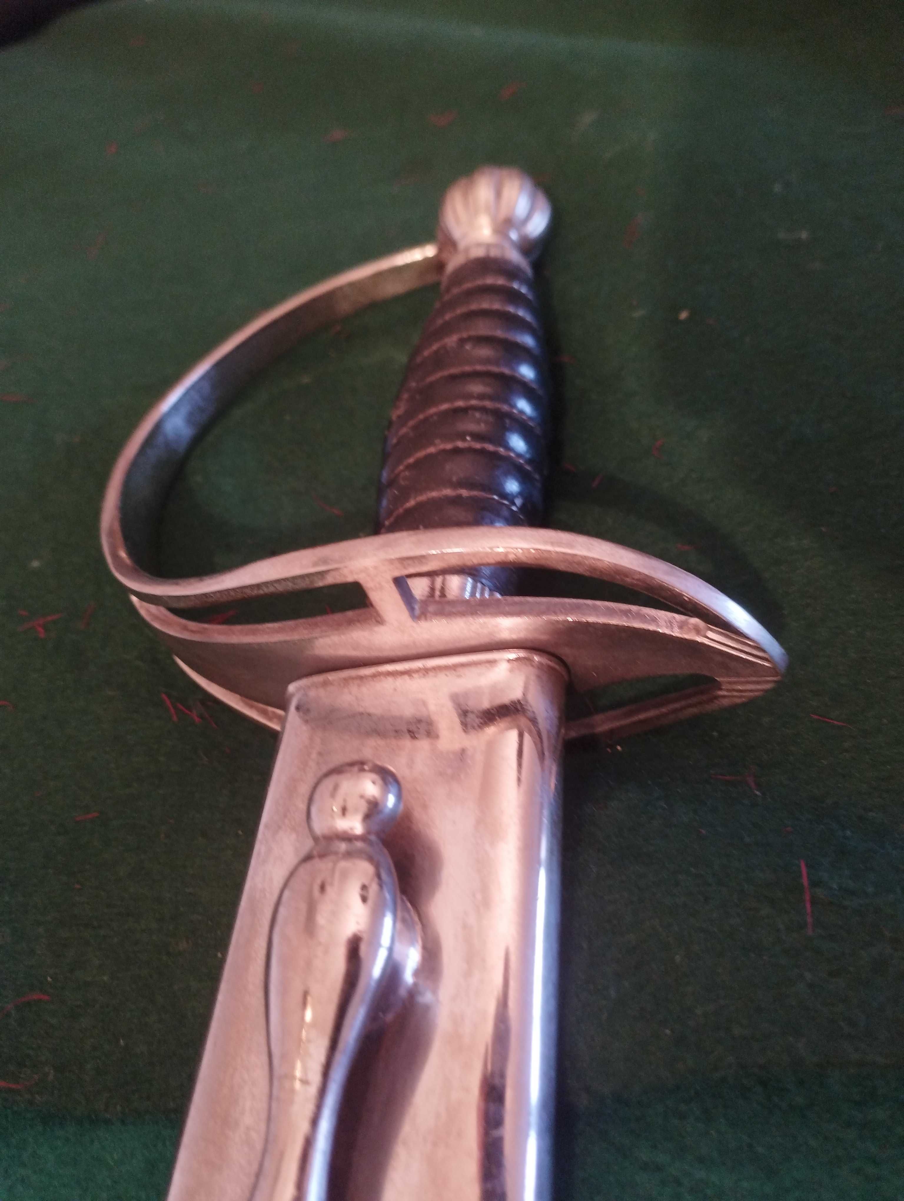 Sabre curto de oficial inglês, por volta de 1775/1780