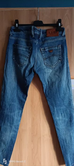 Spodnie damskie dżinsy stan idealny rozmiar M materiał bawełna marka A