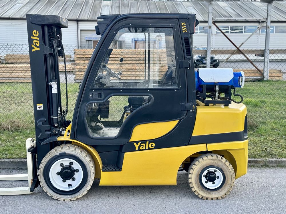 YALE [2017r] wózek widlowy 3500kg GLP35 kabina OGRZEWANIE UDT SALON PL