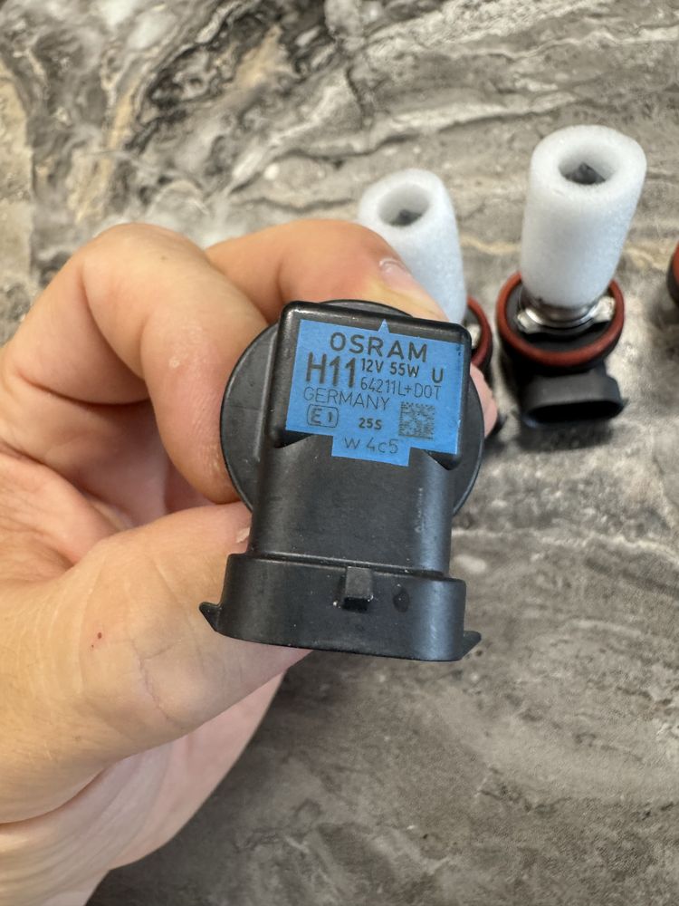 Żarówki H11 zestaw 5 szt. Limastar i Osram