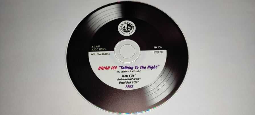 Brian Ice - Talking To The Night (Original Maxi-Singiel CD)