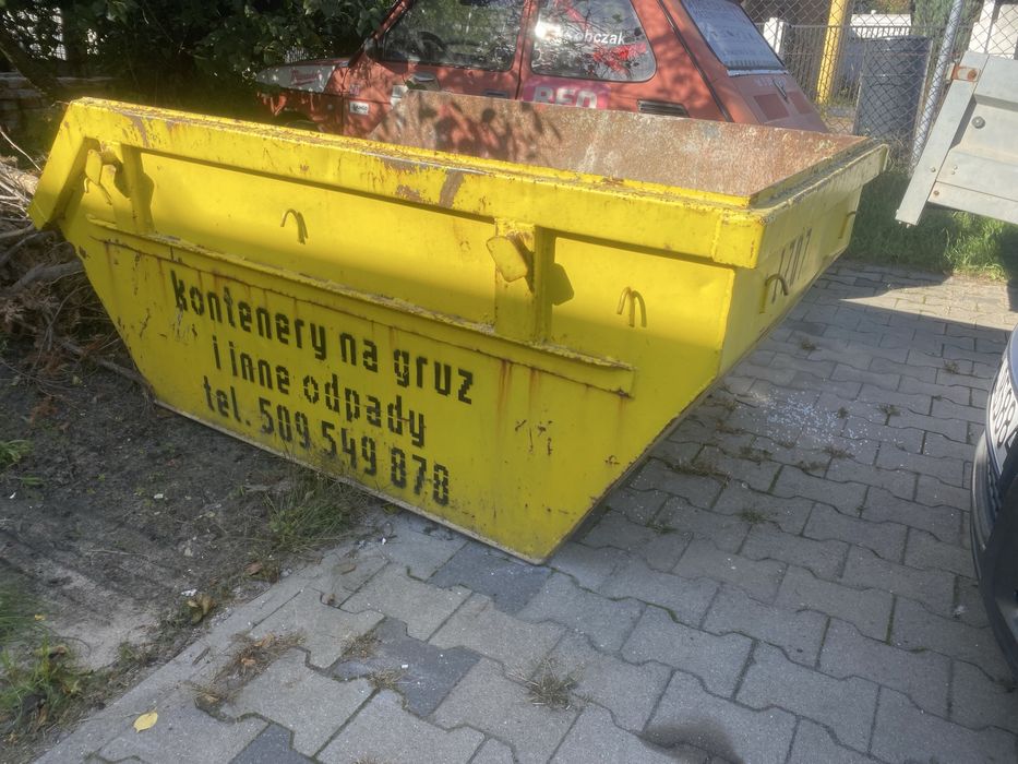 Kontener na GRUZ mały lub duży,, skip, mulda na gruz lub inne odpady