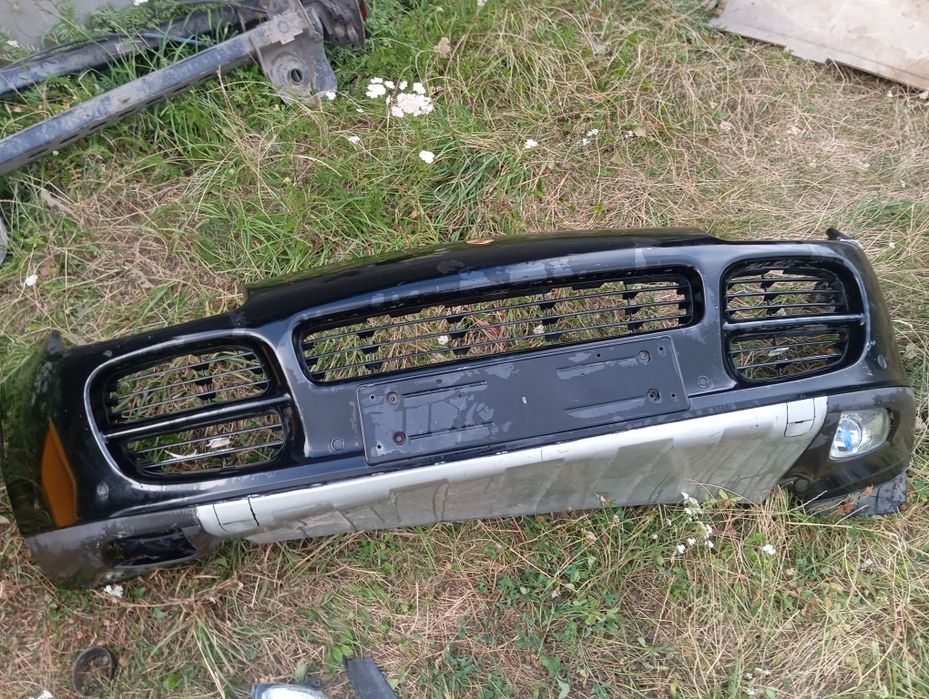 Zderzak przedni przód Porsche Cayenne 7L Oryginał Kompletny Czarny