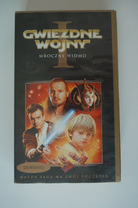 Kaseta video VHS Star Wars Gwiezdne Wojny Mroczne Widmo