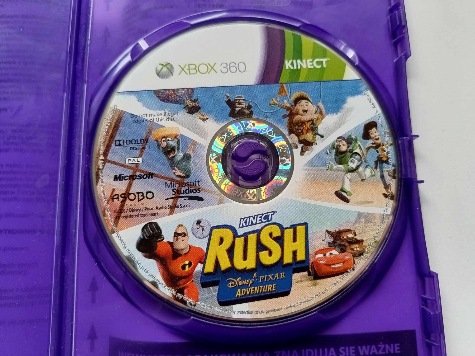 Gra Xbox 360 KINECT Rush -Dubbing-