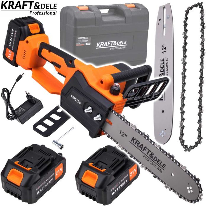 KRAFT&DELE Piła Akumulatorowa Łańcuchowa Do Drewna Pilarka 12" KD5125