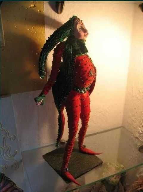 Авторська лялька ручної роботи Татьяни Деревинської "Арбузик"