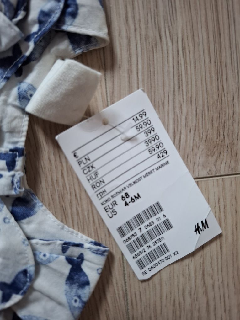 Letnia sukienka, body, 4-6 m
