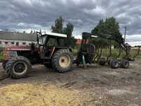 Zestaw zrywkowy (Zetor 12145+przyczepa mamut 12t)