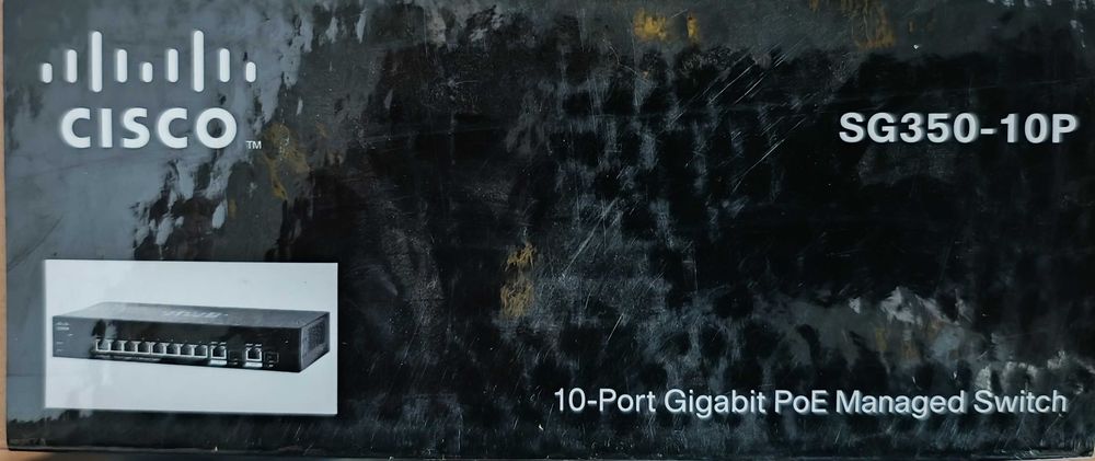 Switch POE Cisco SG350-10P SG350-10P-K9-EU zarządzalny nowy