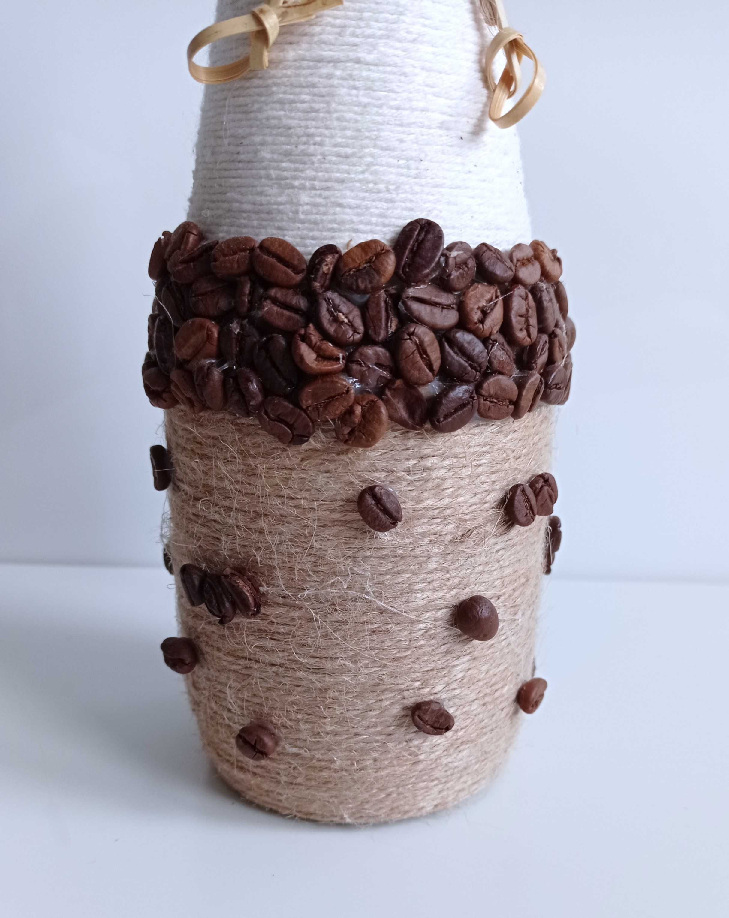 Butelka ręcznie zdobiona Coffe 750 ml Dekoracja