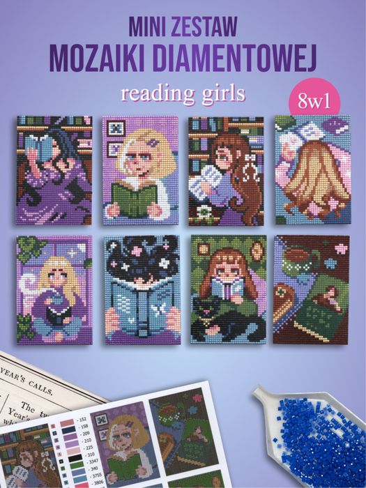 Mozaika diamentowa mini box 8 obrazków