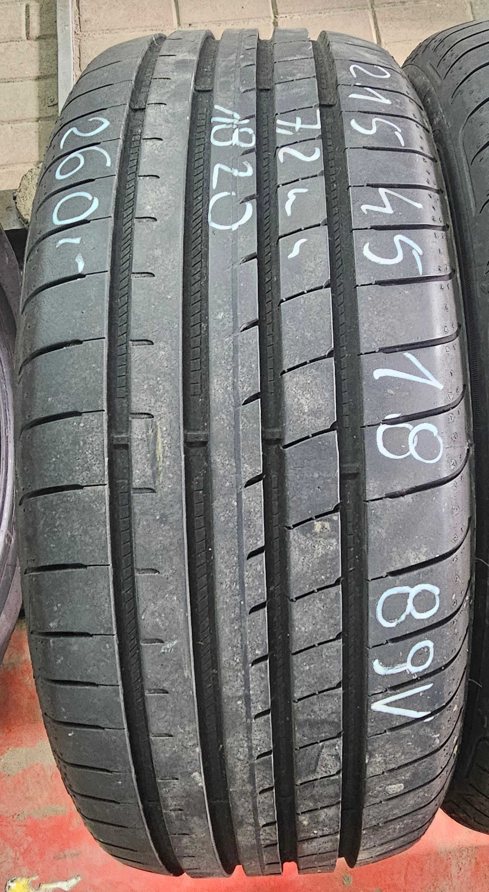 215/45R18 Goodyear Eagle F1 Asymmetric 3 Lato