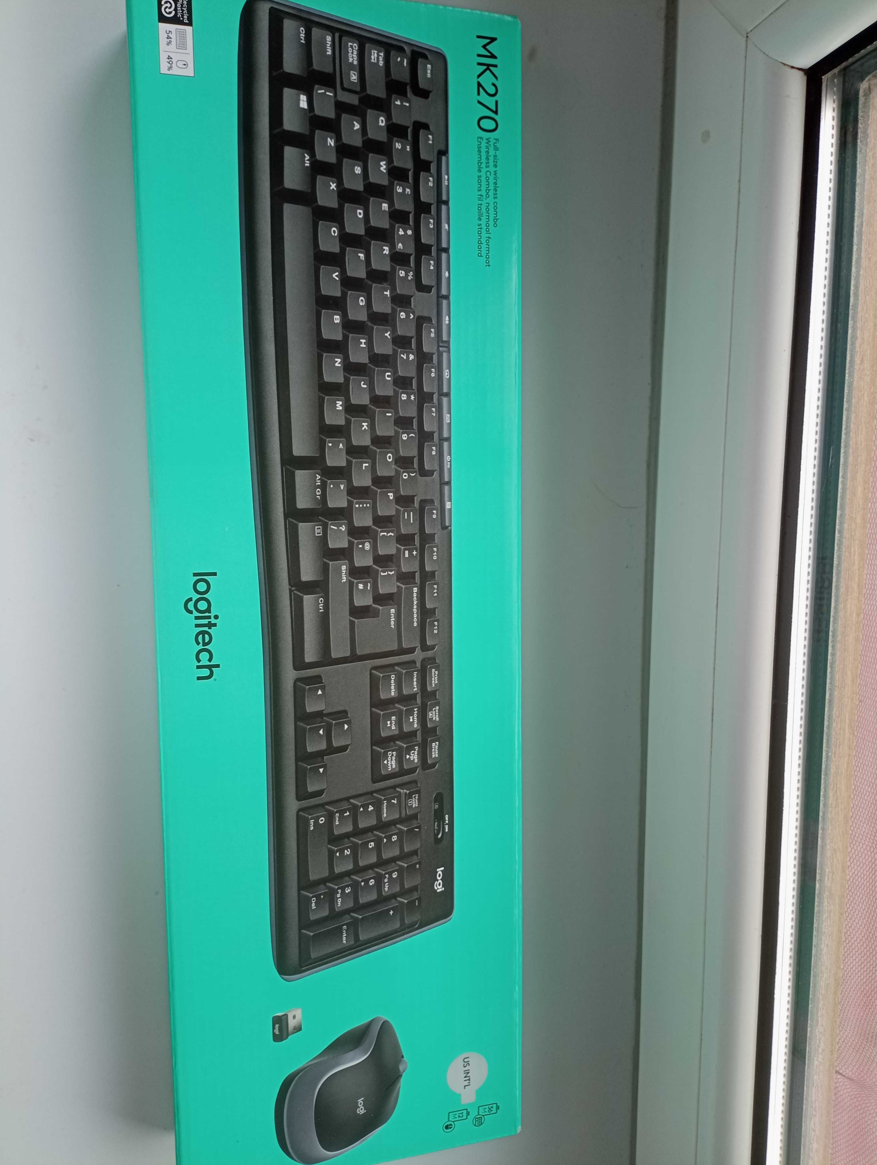Logitech MK270 – bezprzewodowy zestaw USB – fabrycznie zapakowany