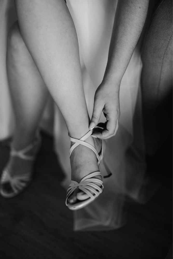 Buty ślubne kotyl