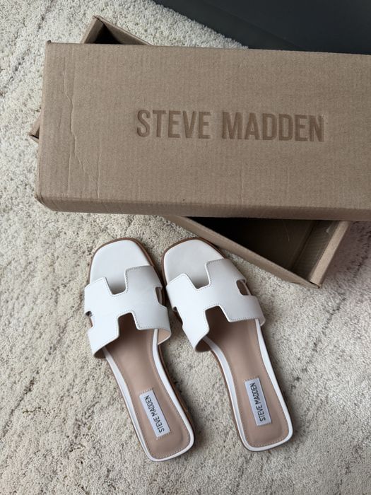 Steve madden білі сланці,7 us 24 см