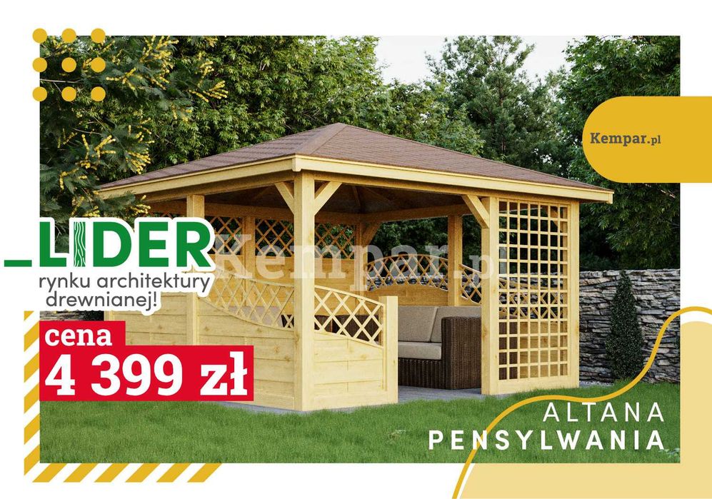 Altana Altanki Altanka ogrodowa drewniana PENSYLWANIA