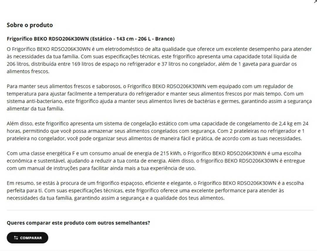 Frigorífico Beko
