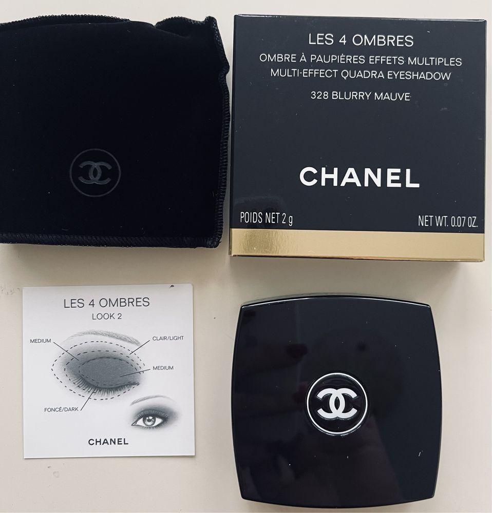Тіні для повік Chanel Les 4 Ombres, 328 Blurry Mauve