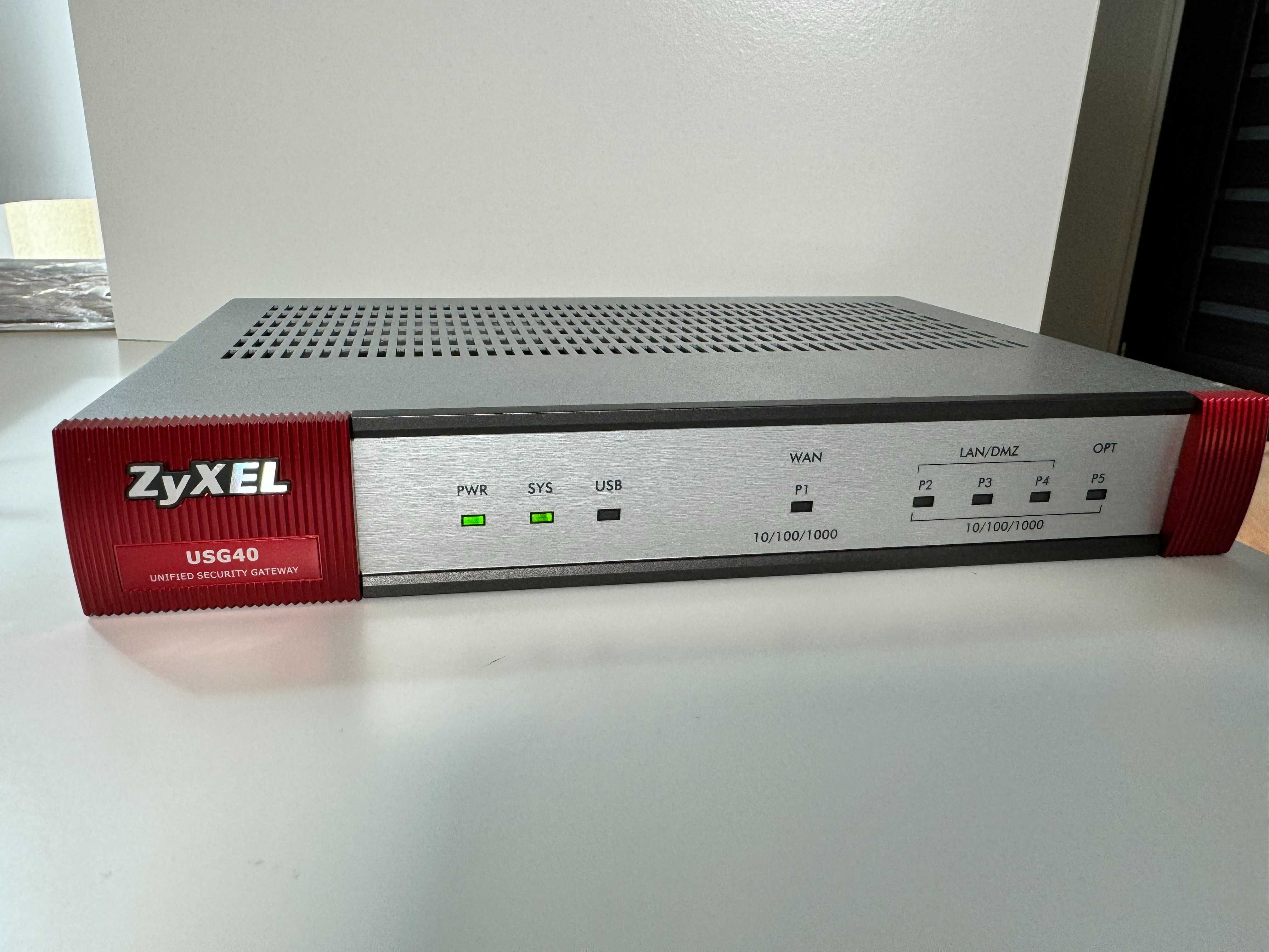 Firewall, zapora, router Zyxel Zywall USG 40