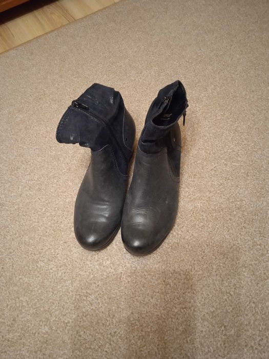 Botki, Medicus, skóra, szersze, 40 H