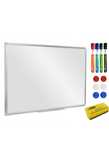 Tablica magnetyczna biała suchościeralna 100x80 rama aluminiowa