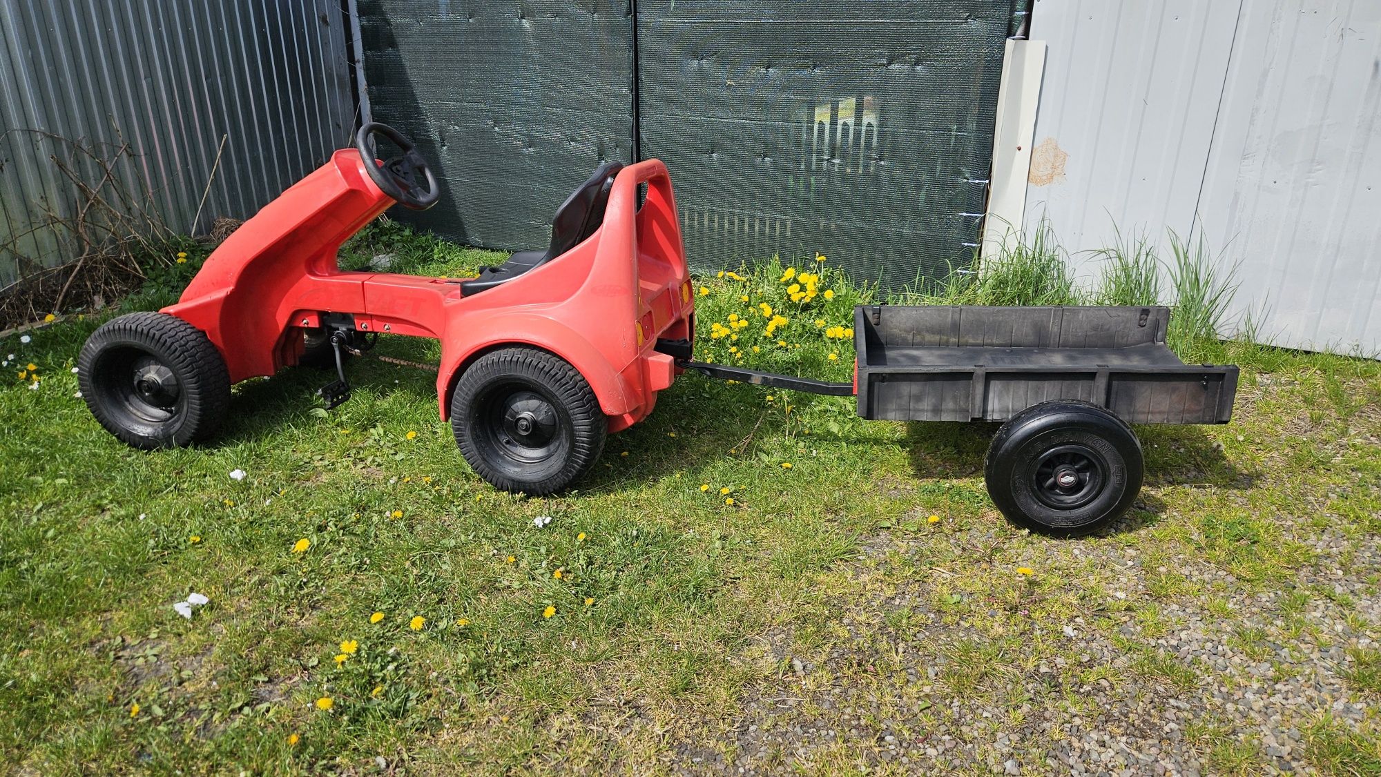 Duży gokart lacardi Berg przyczepka wózek ogrodowy