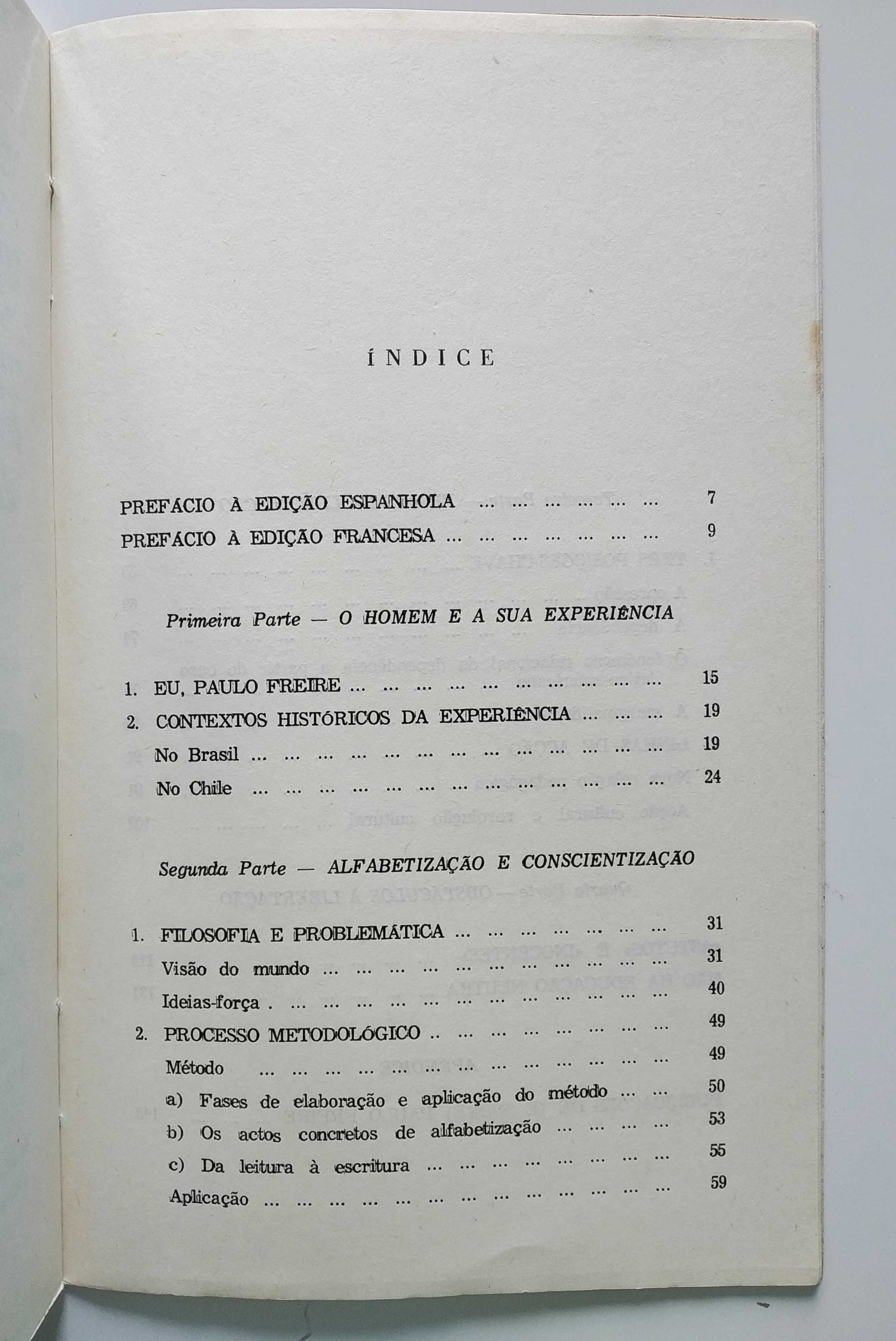 Livros de Paulo Freire (Numero Temático e a Mensagem)