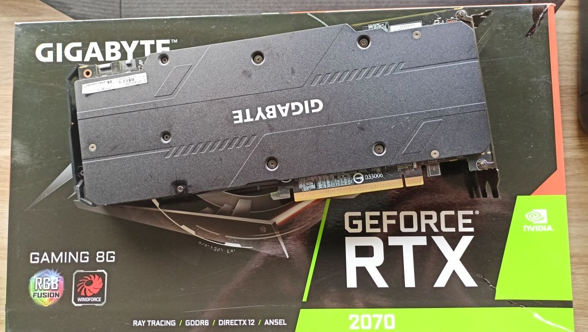 Karta graficzna GIGABYTE NVIDIA GeForce RTX 2070 gaming 8GB