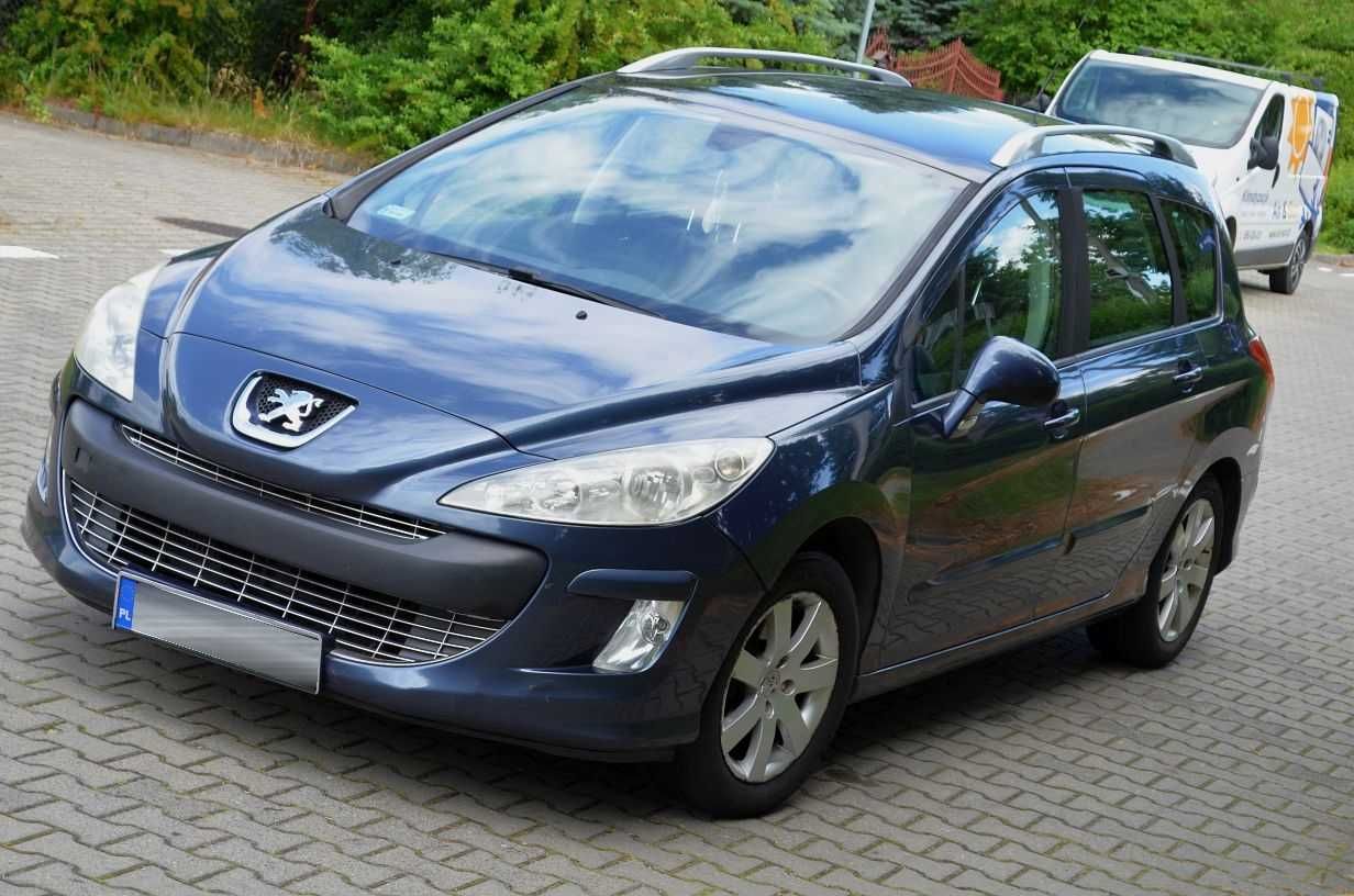 Oszczędny 5l100km Peugeot 308 SW PANORAMA climatronic I WŁ rej PL!