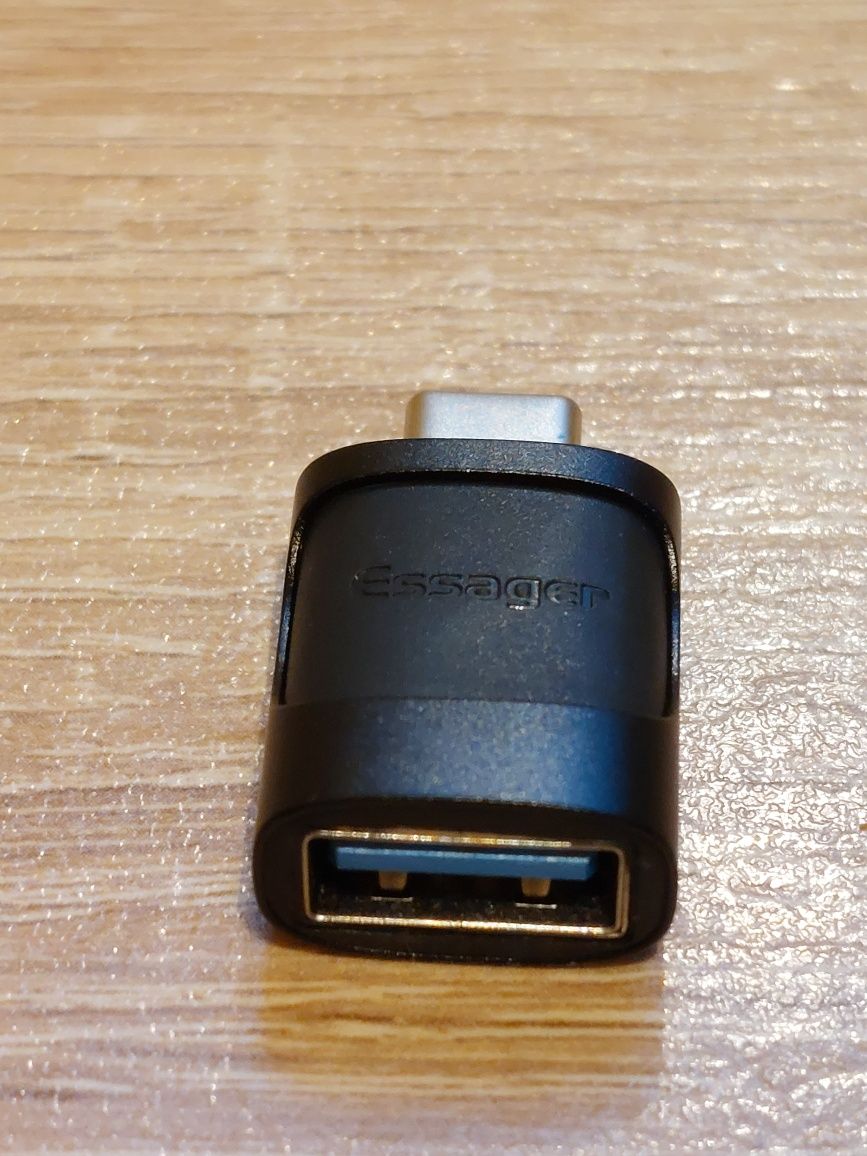 Adaptery Essager przejściówki USB do USB-C i Micro komplet 3 sz