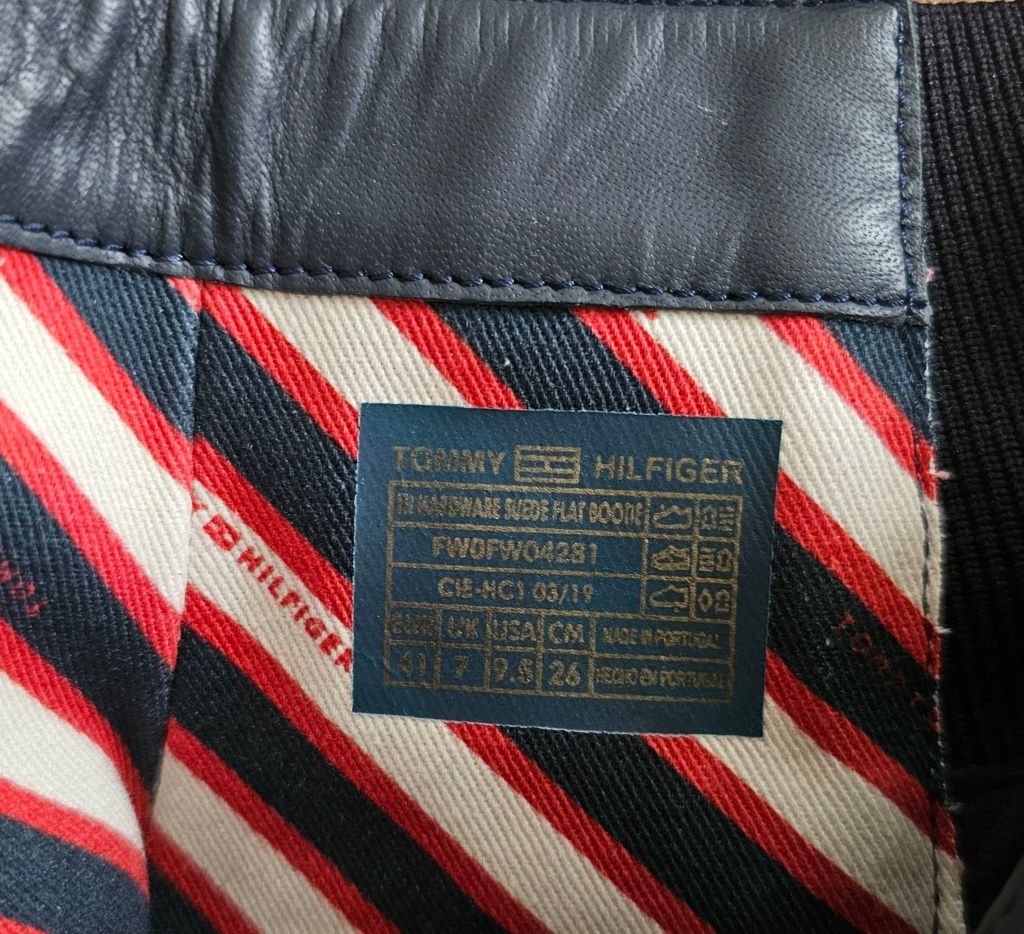 Botki damskie Tommy Hilfiger r. 41 Nowe