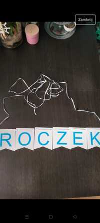 Baner na roczek baner z napisem Roczek