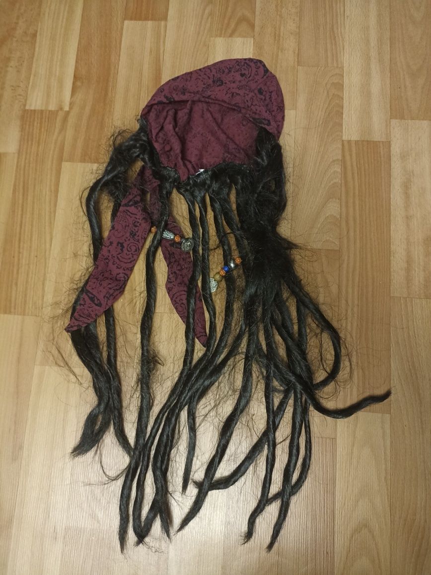 Парик Пират Капитан Джек Воробей,One Size