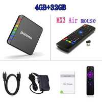 Смарт Приставка H96 MAX W2 4/32 S905 W2 Android TV SlimBox + air пульт