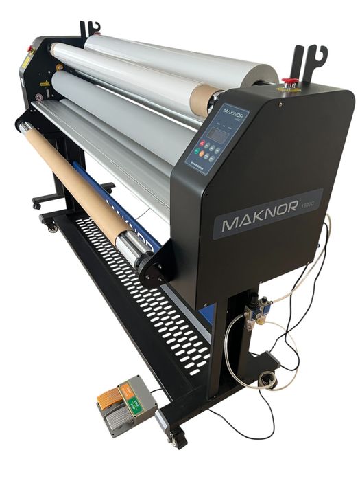 Laminadora vinil pneumatica 1.60m frio/quente