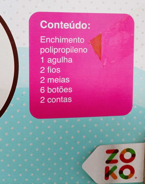 Caixa criativa - "Cria o teu boneco de pano"