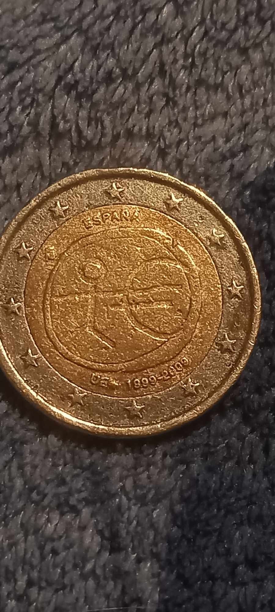 Moeda 2 euros. Rara