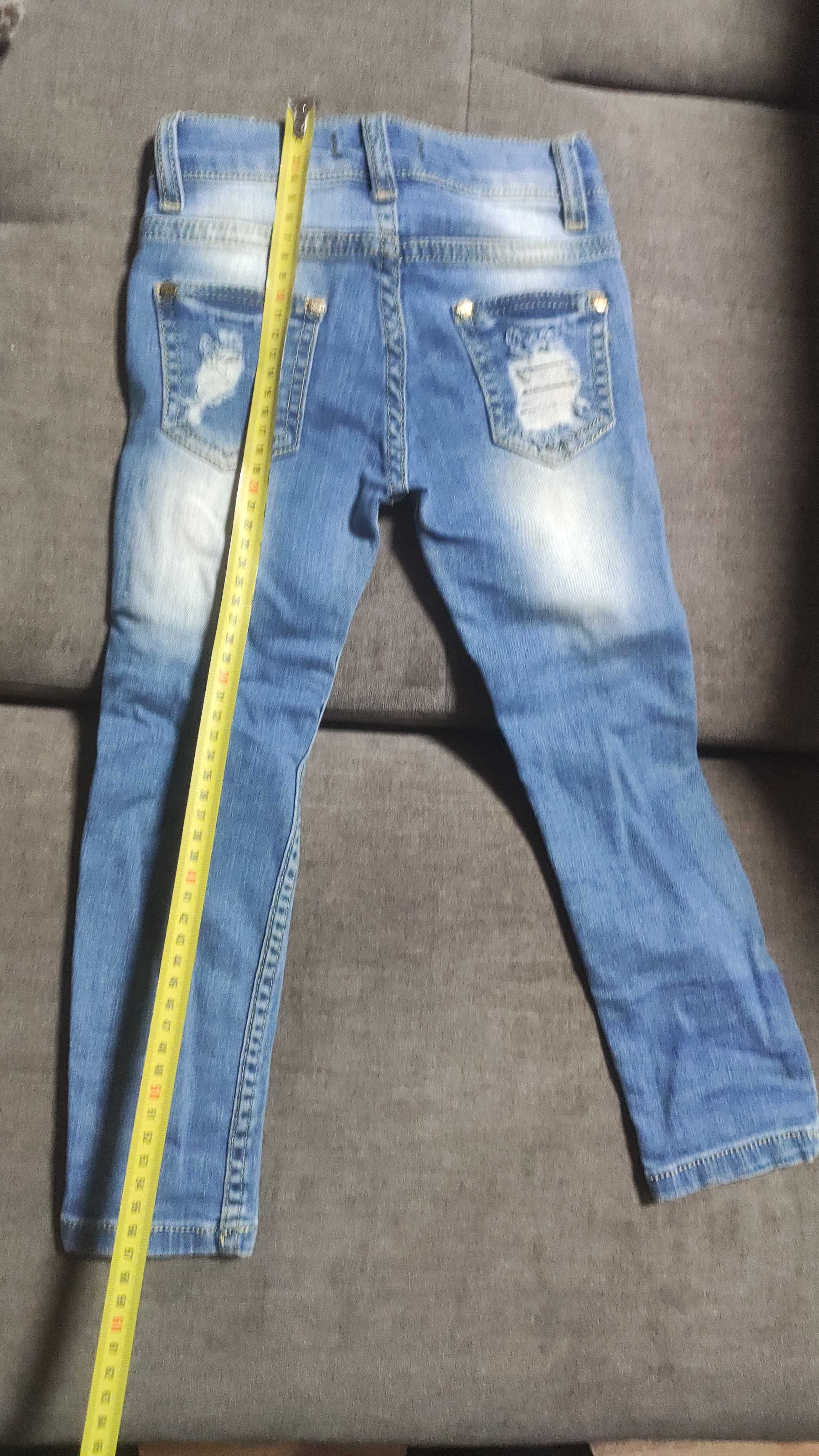 джинсы philipp plein девочка рост 106, 2-4 года микки маус стильные