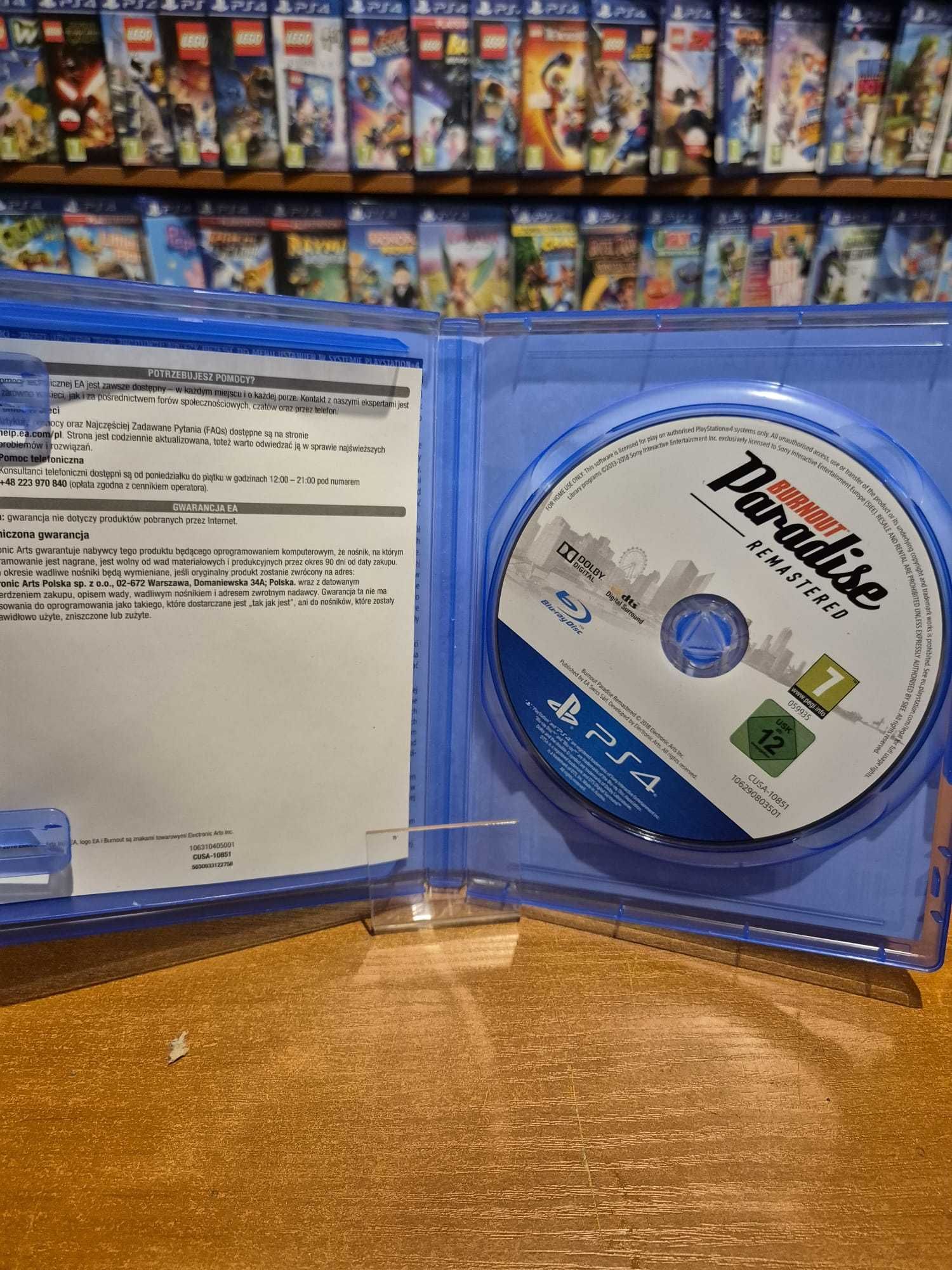Gra Burnout Paradise Remastered PS4 PL / Poznań / Sklep / Wymiana /