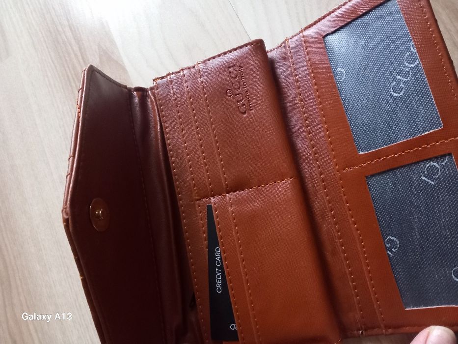 Gucci duży damski portfel