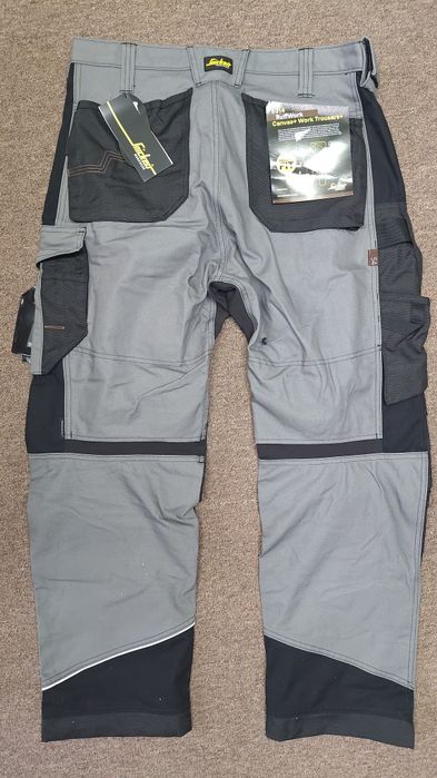 6314 Snickers RuffWork 54 Canvas+ grube spodnie robocze monter instal