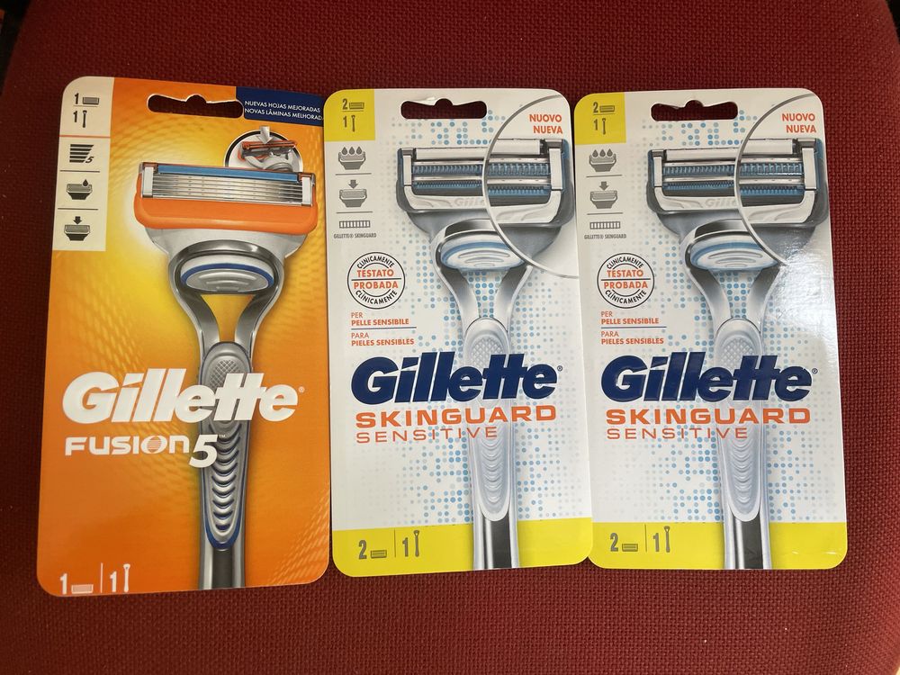Gillette fusion  3 x 1 shave